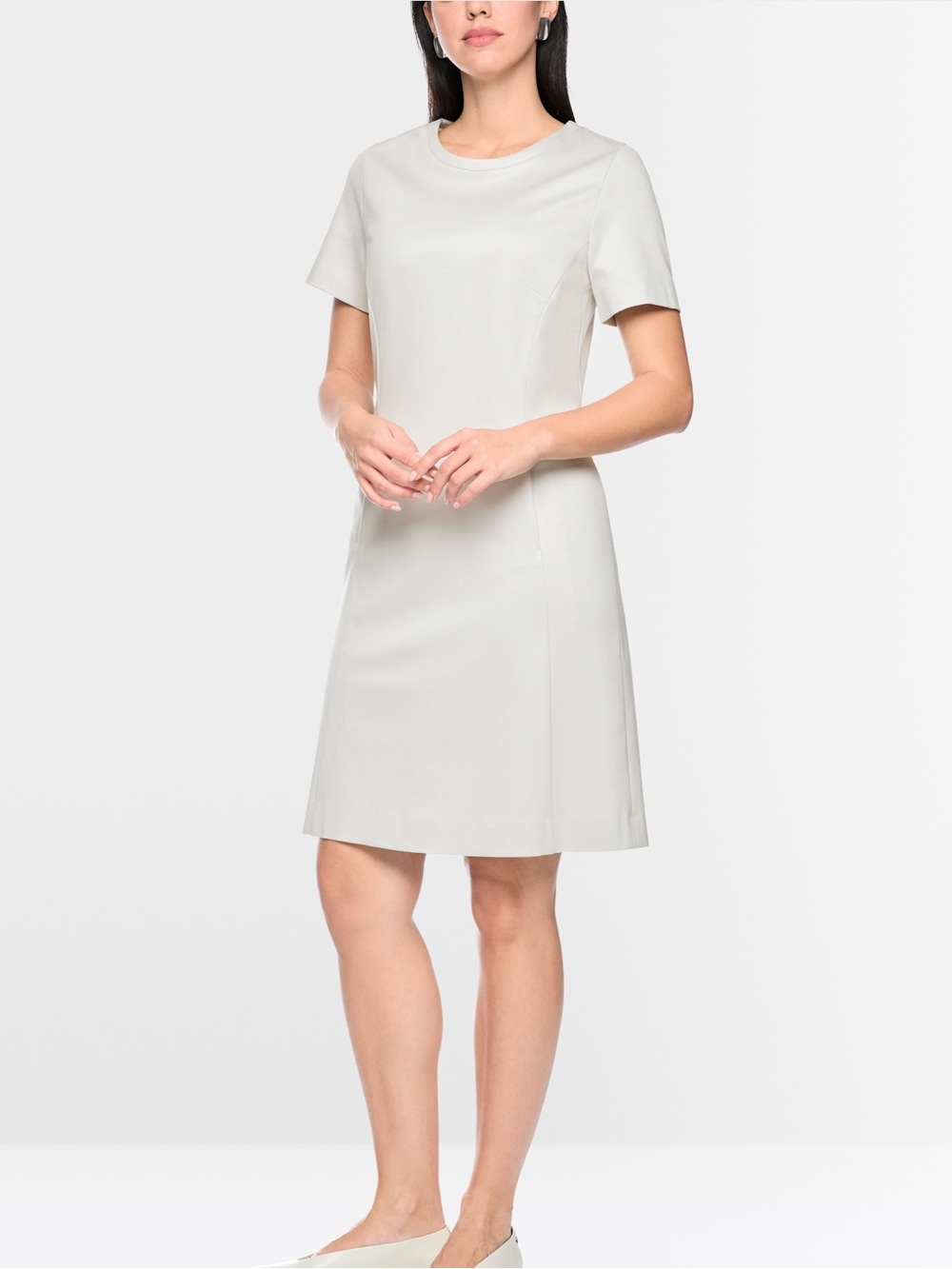 Gray Short-Sleeve Shift Dress Sz 3